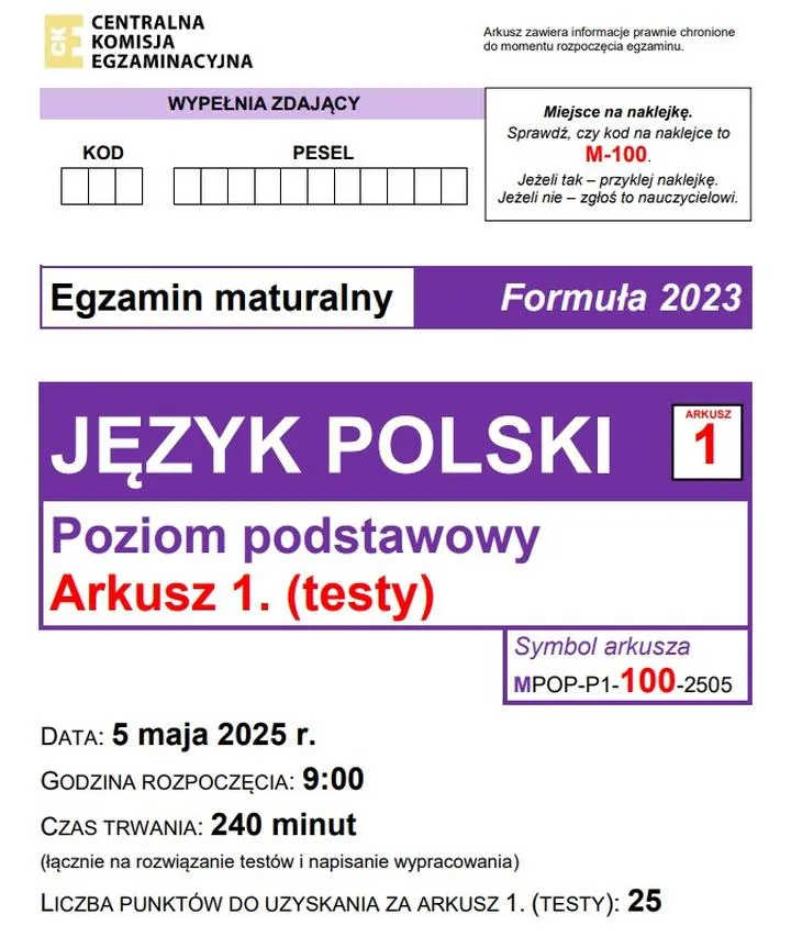 Kluczowe lektury na maturę