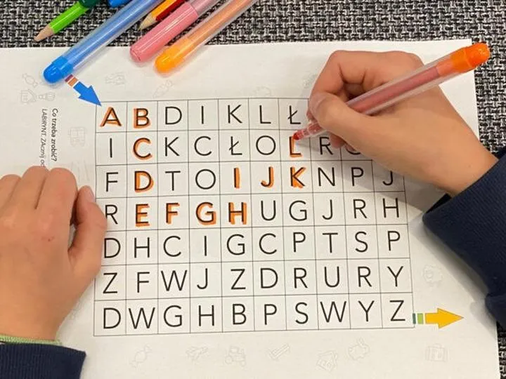 Kolejność wprowadzania liter