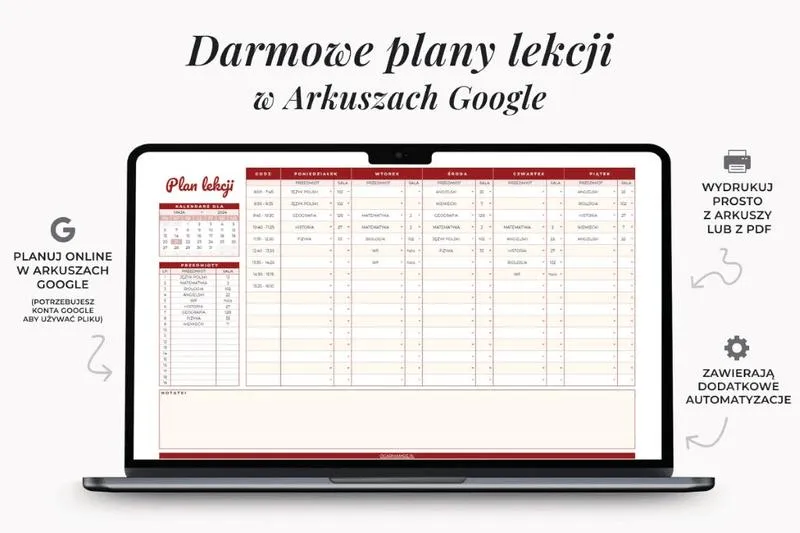 Tworzenie planu lekcji